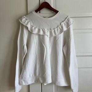 Ruffle Sweatshirt